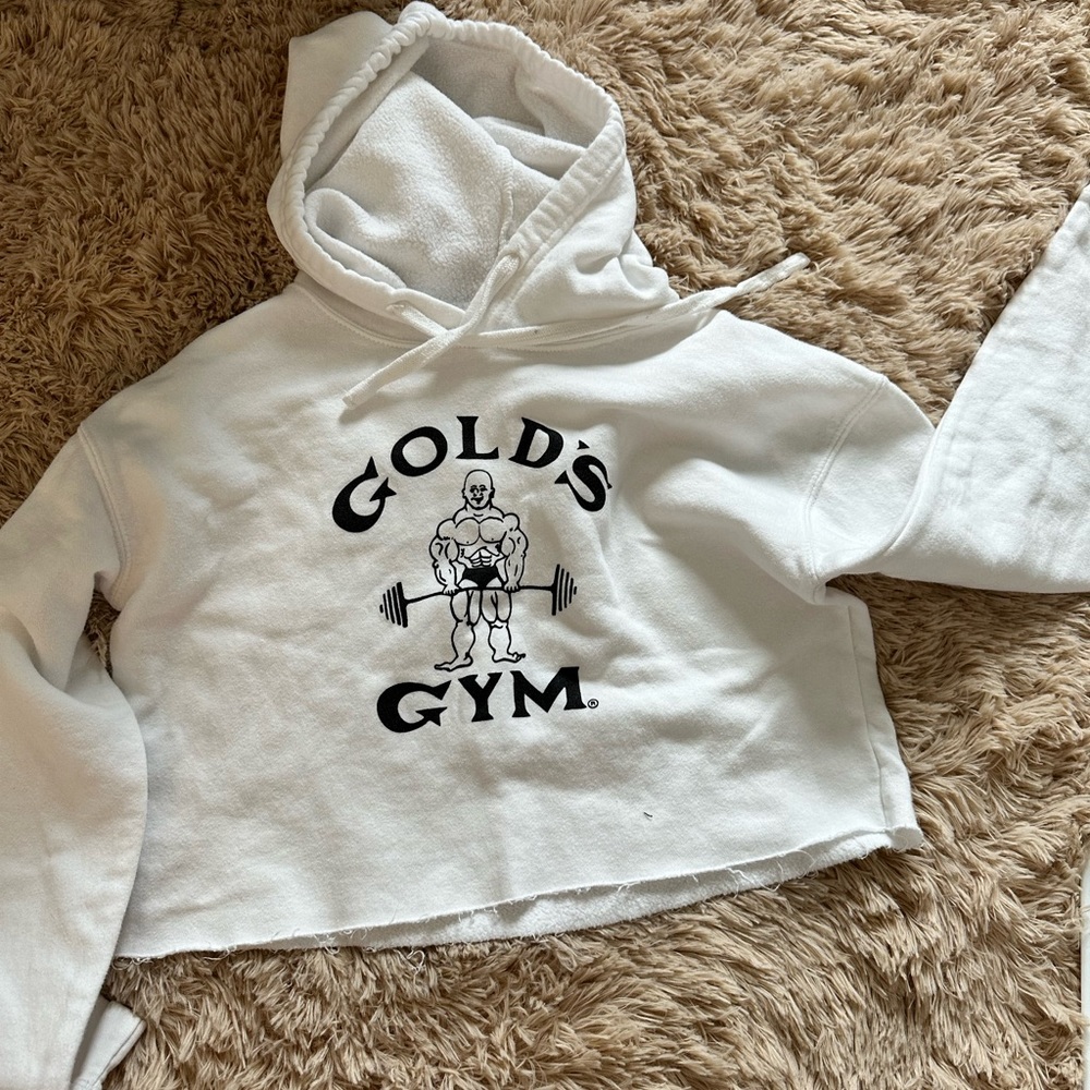 Gold’s Gym Crop Hoodie - S